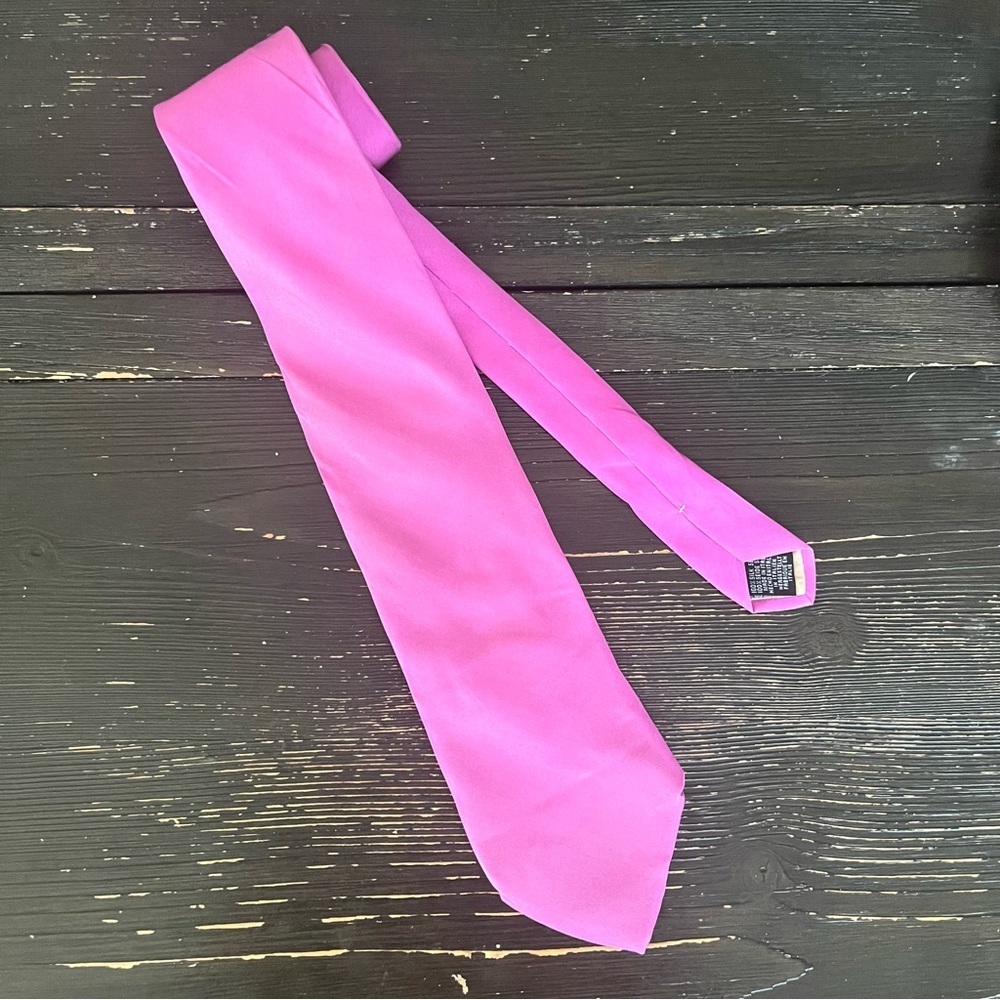 Frangi Italian Silk Tie Pink - Picture 2 of 9